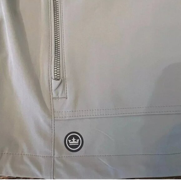 NWT PETER MILLAR Crown Crafted Quest Half Zip Jacket Windbreaker Gale Gray XL - Picture 6 of 6